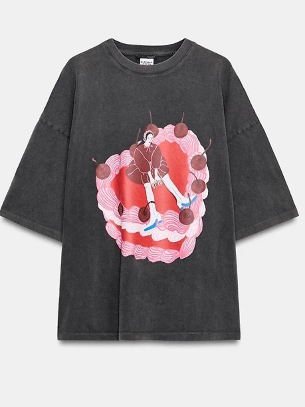 ZARA
KADNA ANDA WASHED EFFECT T-SHIRT